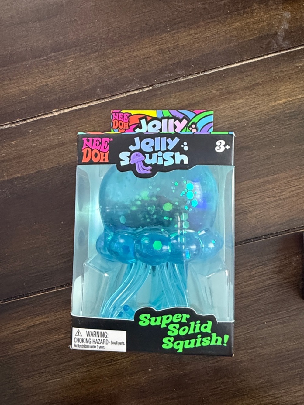 Jelly Squish Blue Jellyfish Squishy Toy by